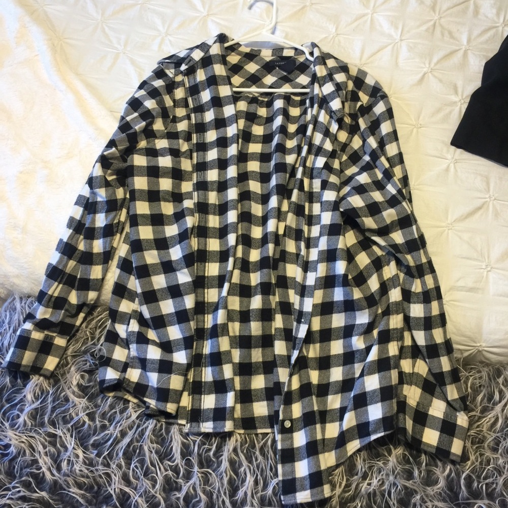 Black and White Plaid Flannel